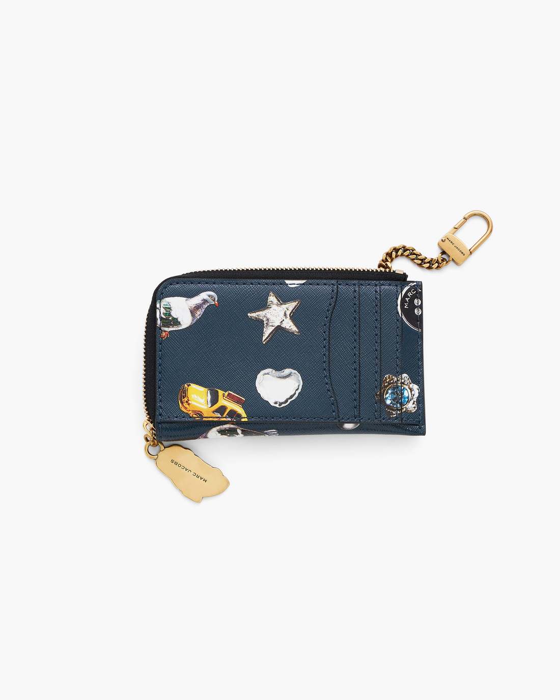 Marc Jacobs The Trinket Utility Snapshot Top Zip Multi Wallet Navy Multi WALLETS|NEW ARRIVALS