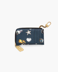Marc Jacobs The Trinket Utility Snapshot Top Zip Multi Wallet Navy Multi WALLETS|NEW ARRIVALS