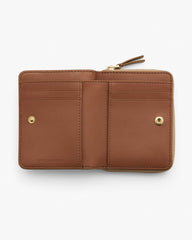 Marc Jacobs The Leather Mini Compact Wallet Camel WALLETS