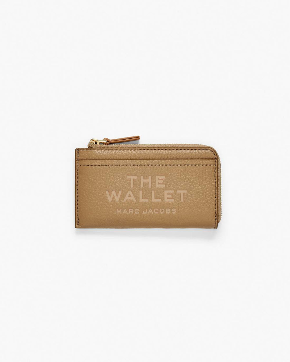 Marc Jacobs The Leather Top Zip Multi Wallet Camel WALLETS
