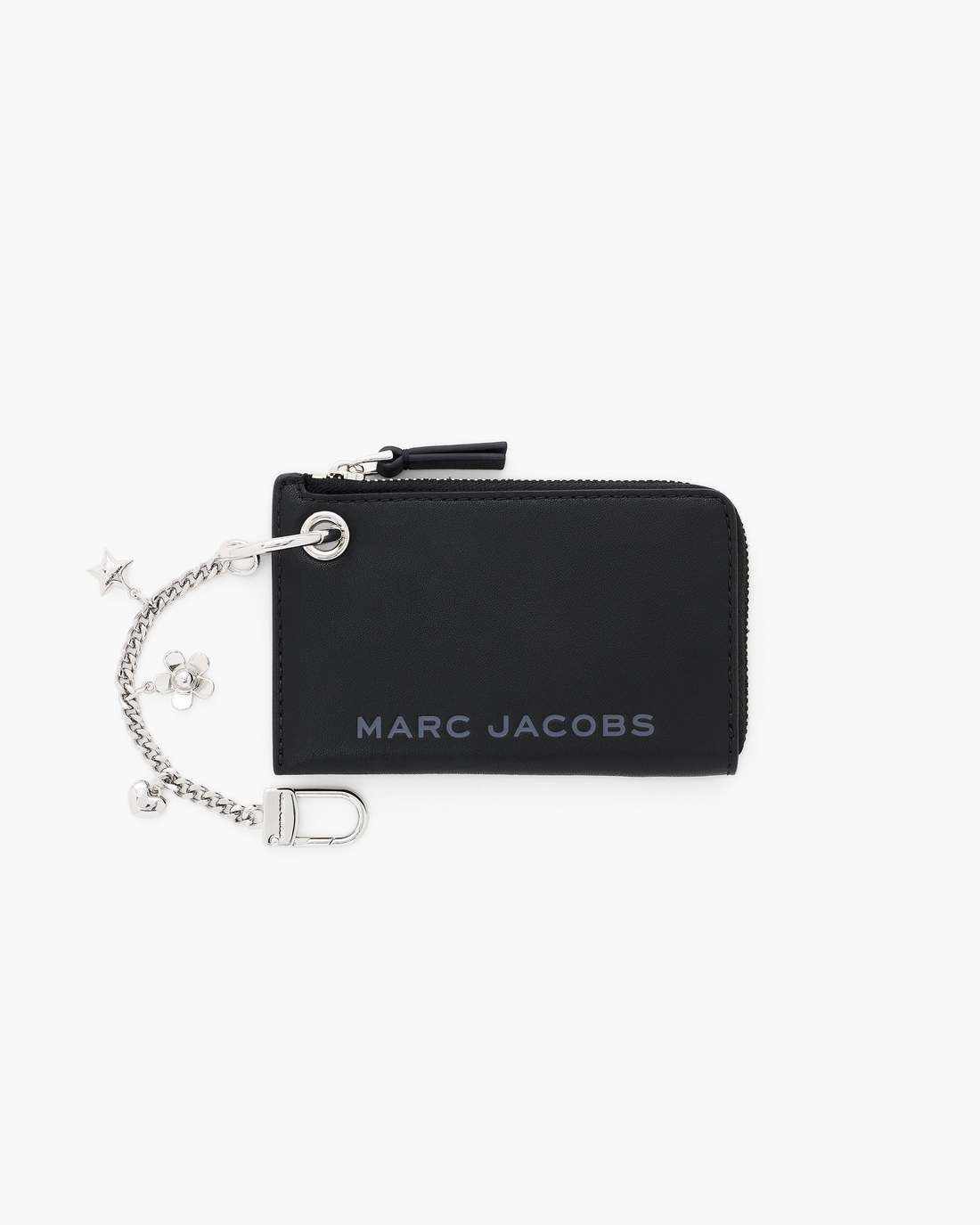 Marc Jacobs The Top Zip Charm Wallet Black WALLETS