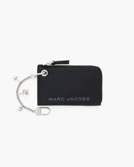Marc Jacobs The Top Zip Charm Wallet Black WALLETS