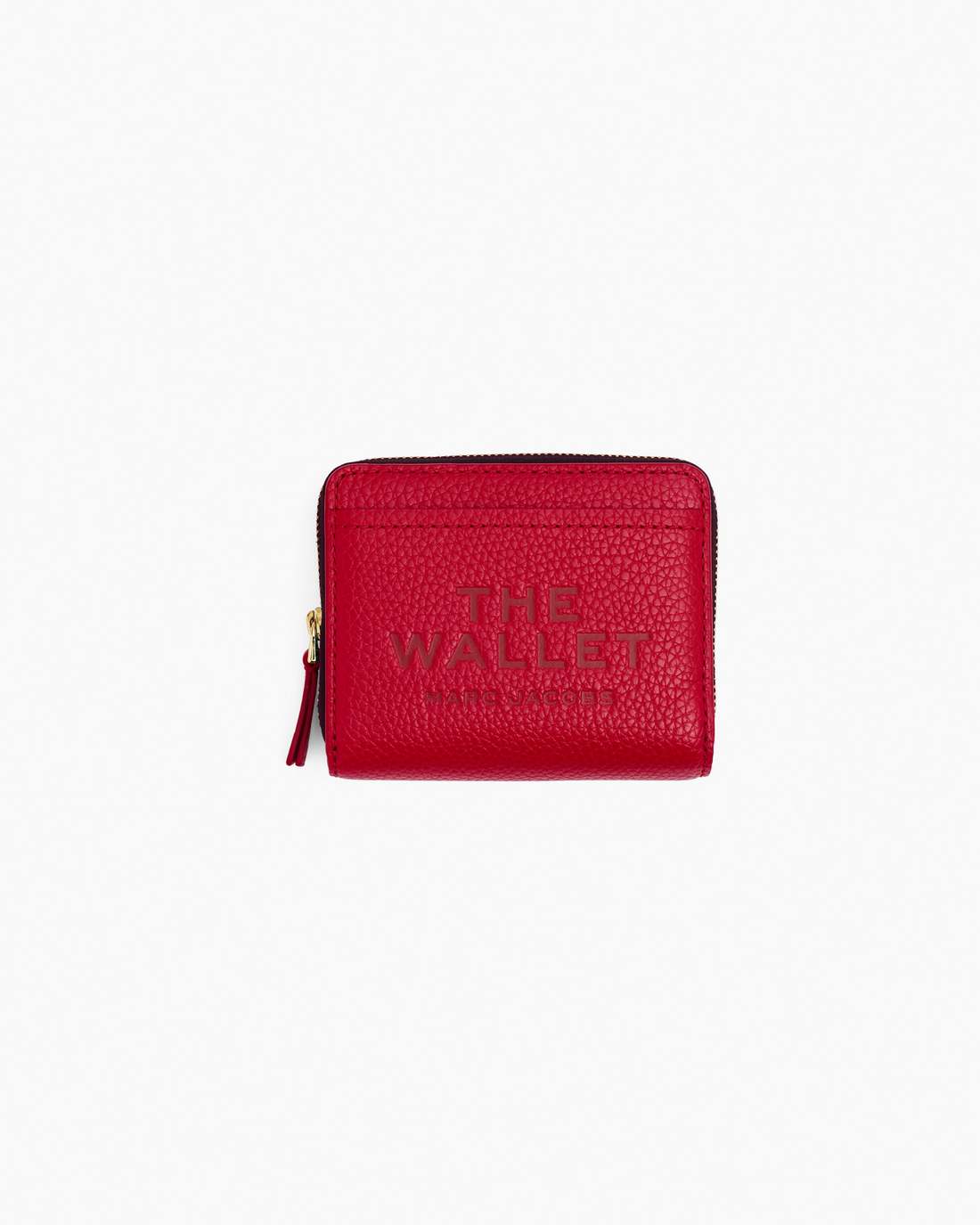 Marc Jacobs The Leather Mini Compact Wallet True Red WALLETS