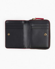 Marc Jacobs The Leather Mini Compact Wallet True Red WALLETS