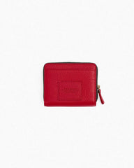 Marc Jacobs The Leather Mini Compact Wallet True Red WALLETS