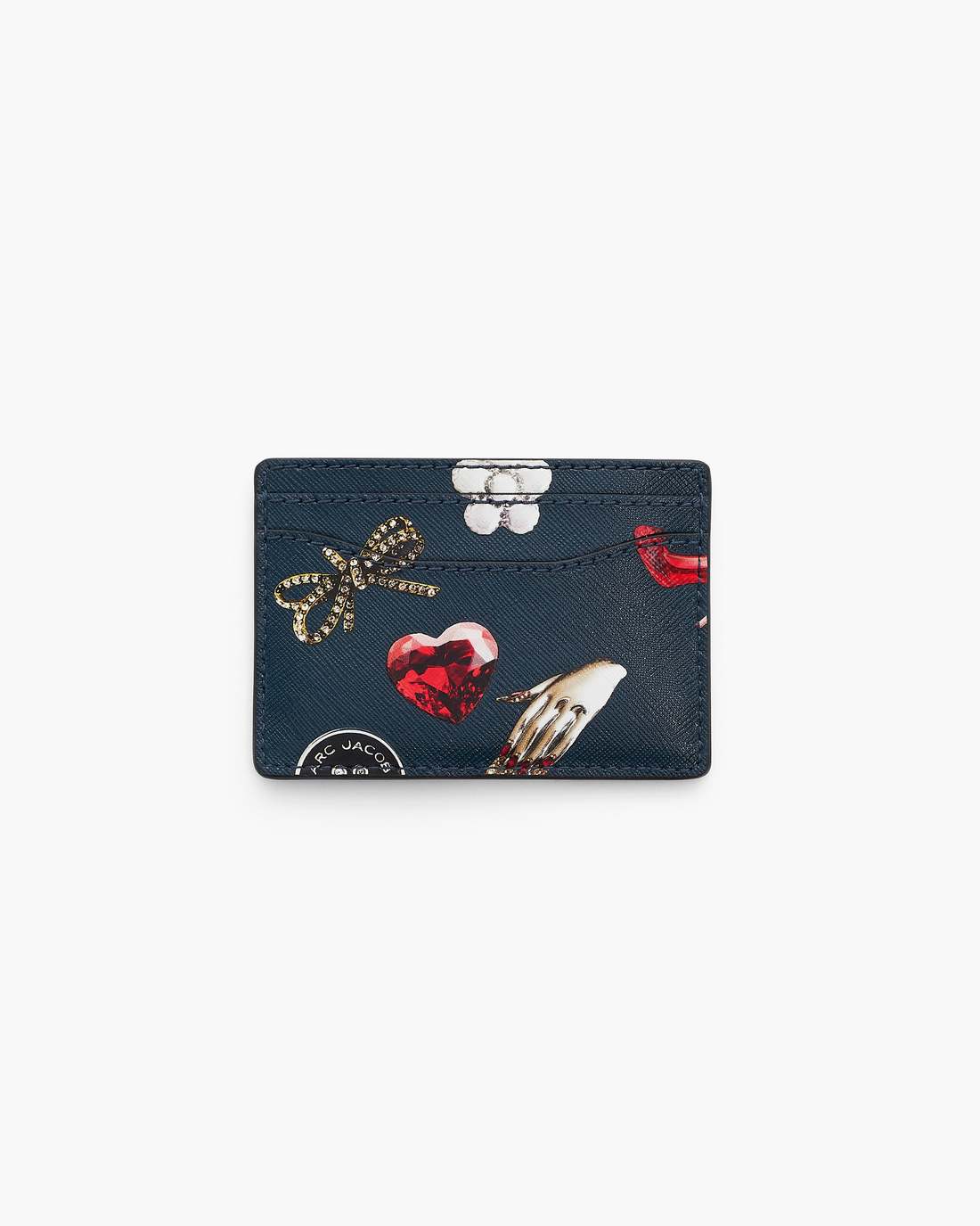 Marc Jacobs The Trinket Utility Snapshot Card Case Navy Multi WALLETS|NEW ARRIVALS