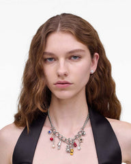 Marc Jacobs The Trinket Charm Necklace Silver/Multi JEWELRY|NEW ARRIVALS