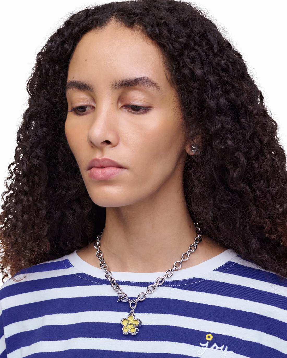 Marc Jacobs The Daisy Puzzle Necklace Silver/Multi JEWELRY