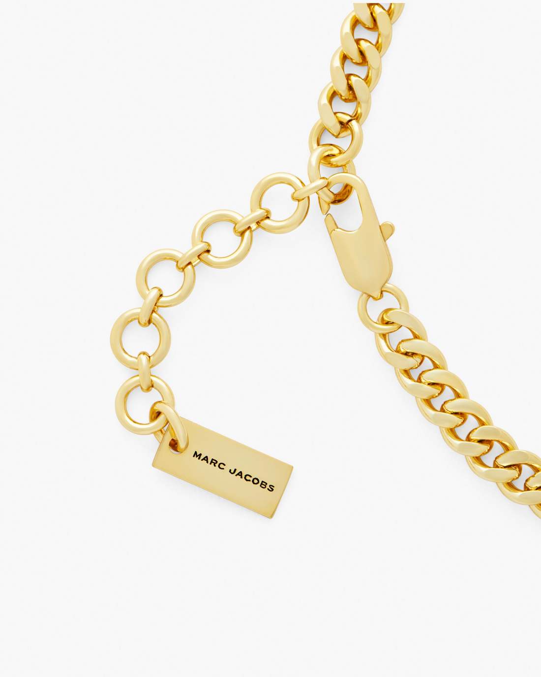 Marc Jacobs The Mini Icon Charm Necklace Light Antique Gold JEWELRY