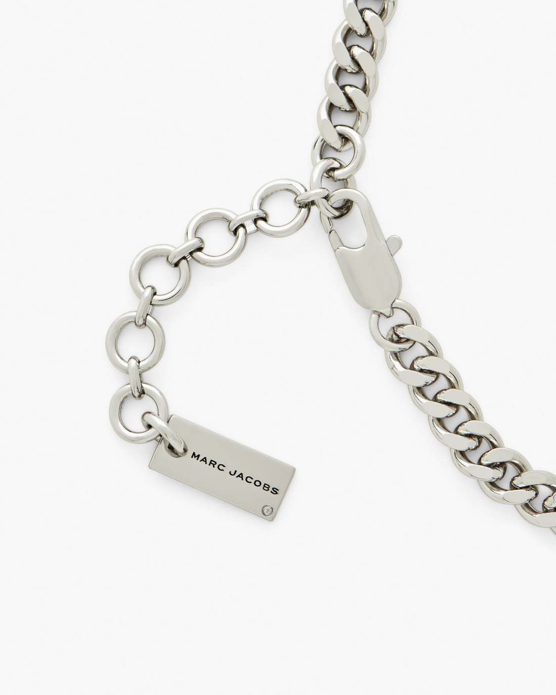 Marc Jacobs The Mini Icon Charm Necklace Light Antique Silver JEWELRY