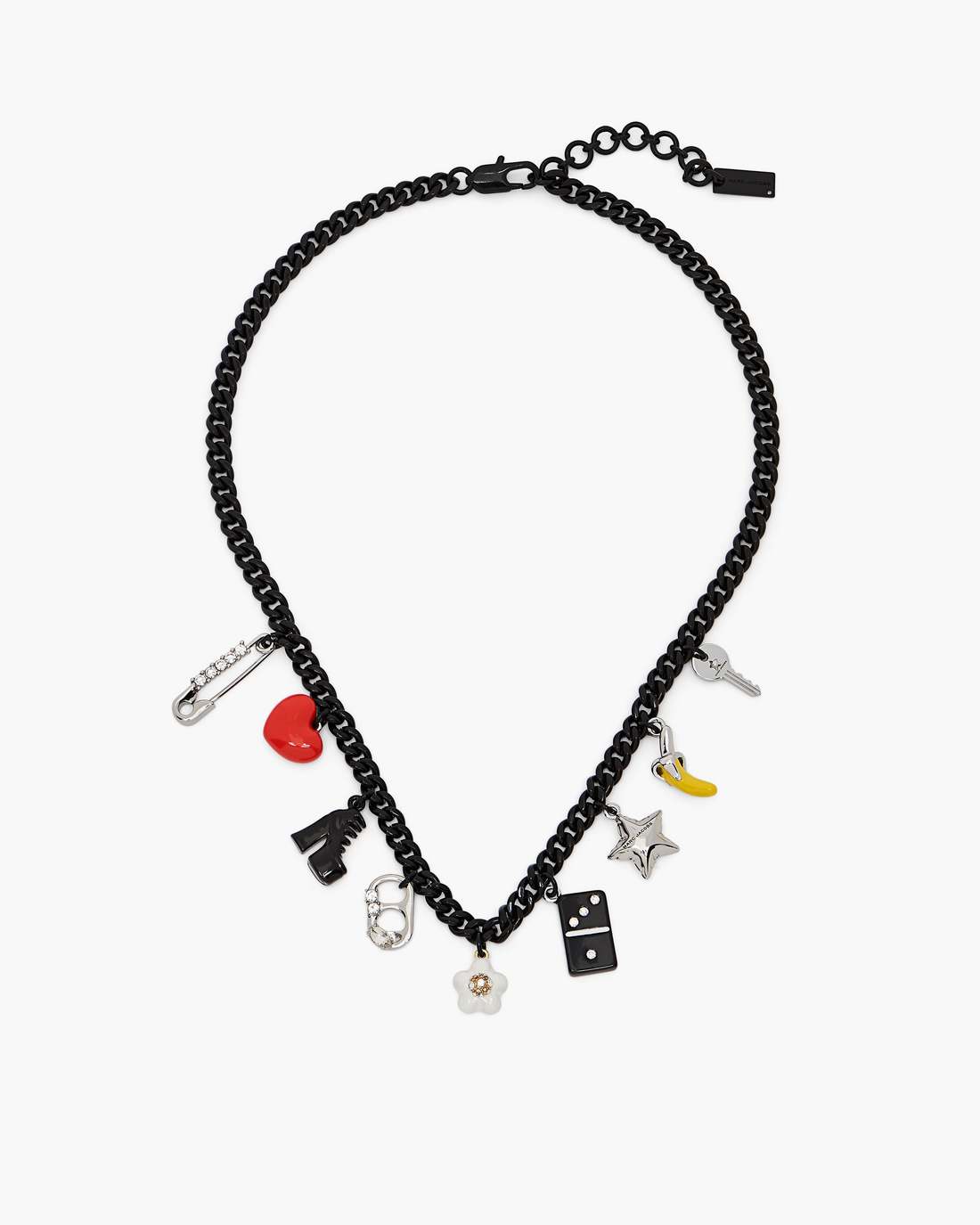 Marc Jacobs The Collector Charm Necklace Black Multi JEWELRY