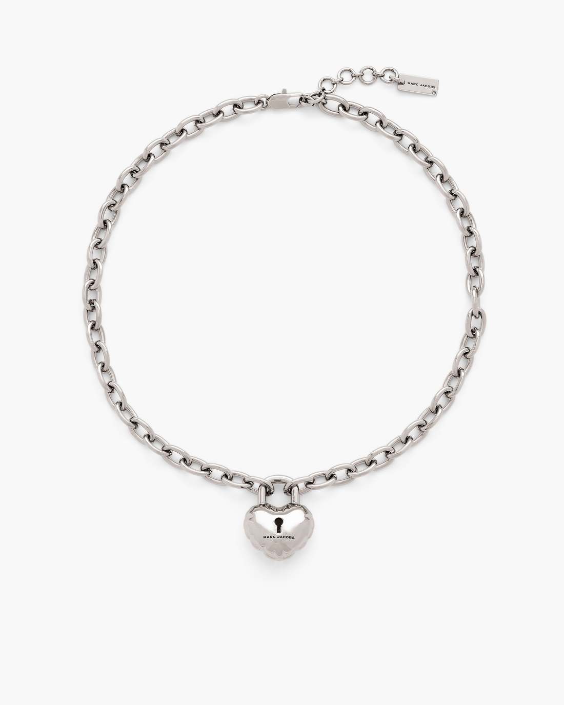 Marc Jacobs The Heart Balloon Necklace Light Antique Silver JEWELRY|NEW ARRIVALS
