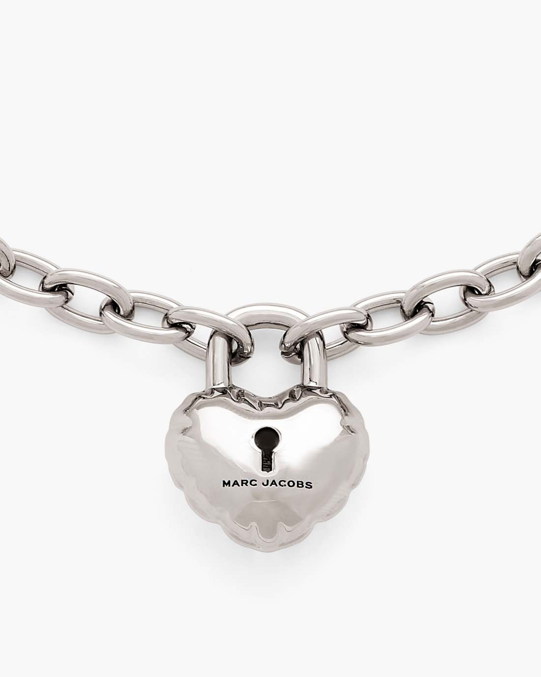 Marc Jacobs The Heart Balloon Necklace Light Antique Silver JEWELRY|NEW ARRIVALS