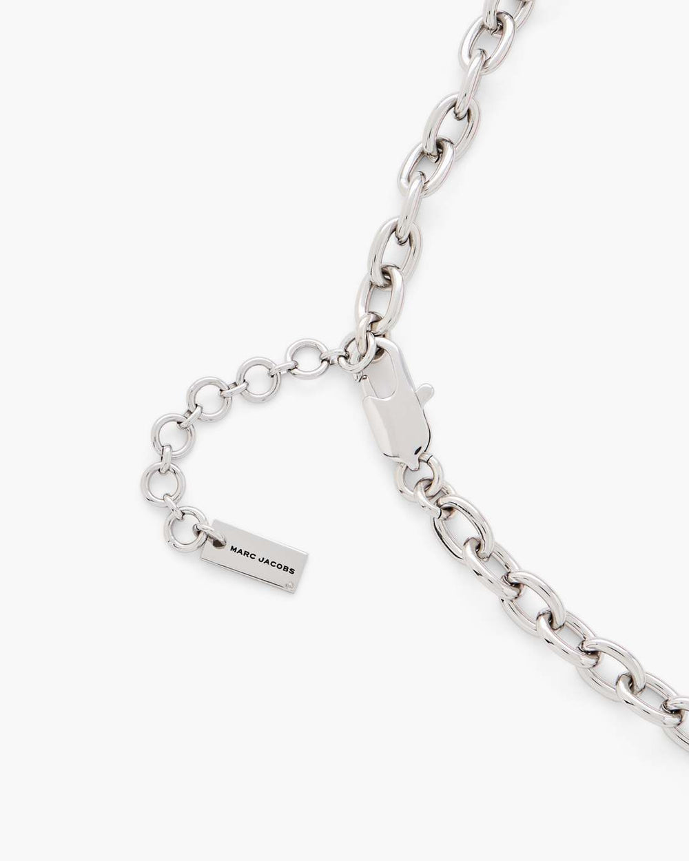 Marc Jacobs The Sticker Charm Statement Necklace Silver Multi JEWELRY