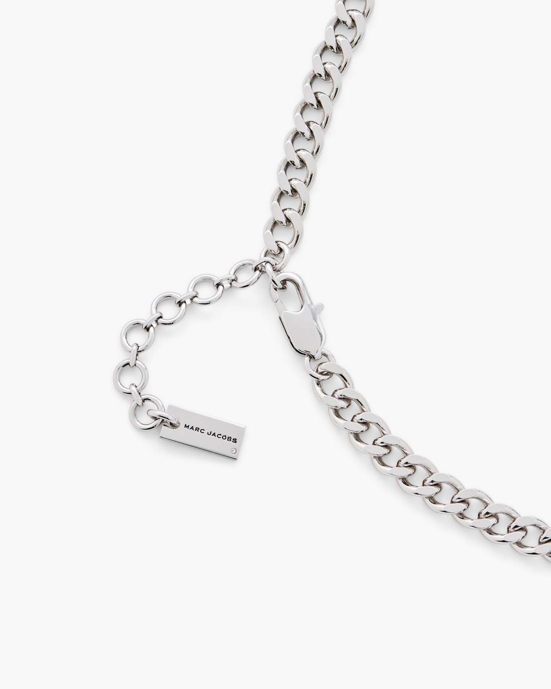 Marc Jacobs The Sticker Charm Necklace Silver Multi JEWELRY