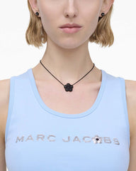 Marc Jacobs The Daisy Pave Necklace Black/Black Crystal JEWELRY