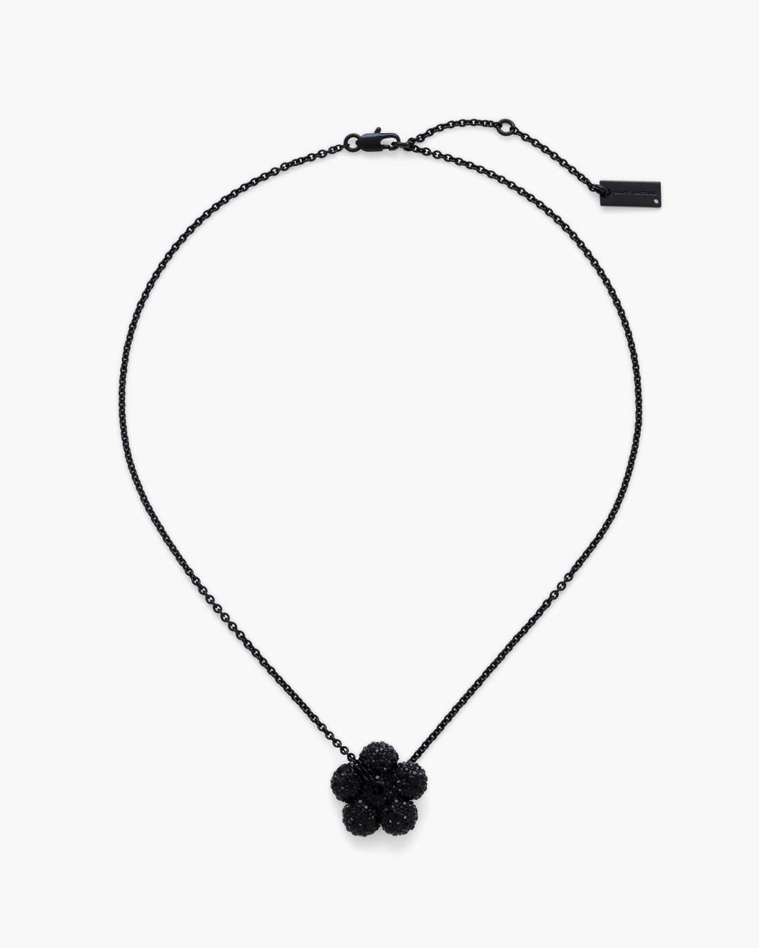 Marc Jacobs The Daisy Pave Necklace Black/Black Crystal JEWELRY