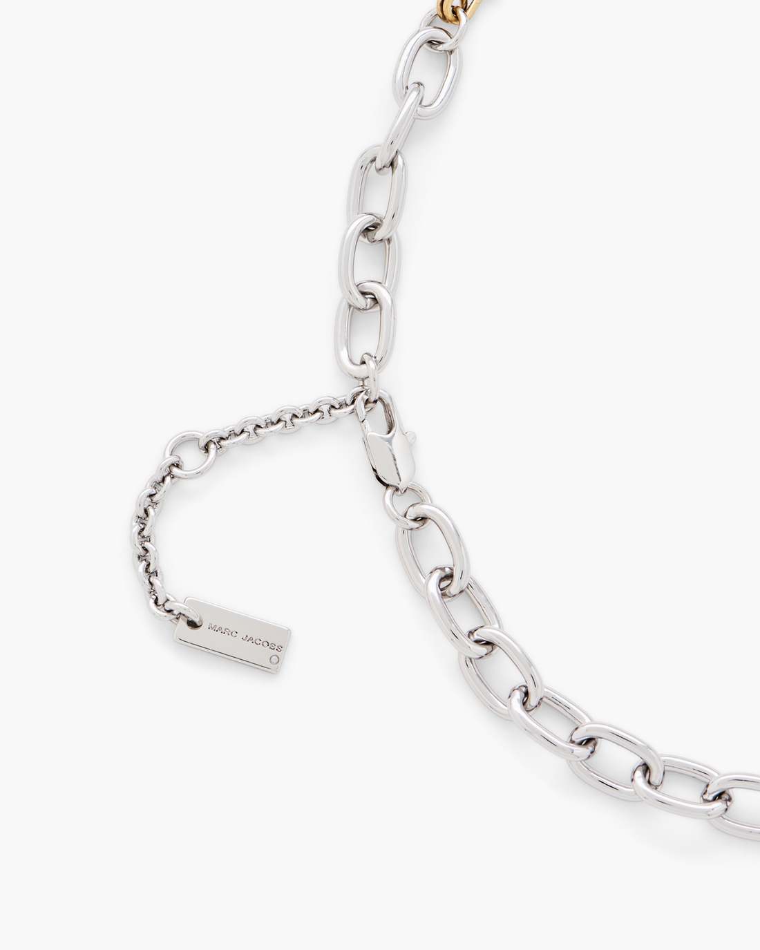 Marc Jacobs The Grunge Glam Charm Necklace Gold/Silver JEWELRY