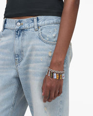 Marc Jacobs The Cities License Plate Charm Bracelet Silver/Multi JEWELRY