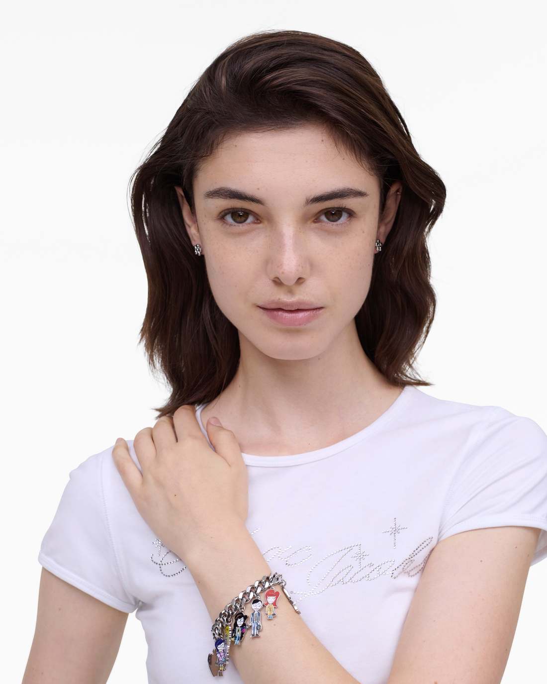Marc Jacobs The Cities Charm Bracelet Silver/Multi JEWELRY