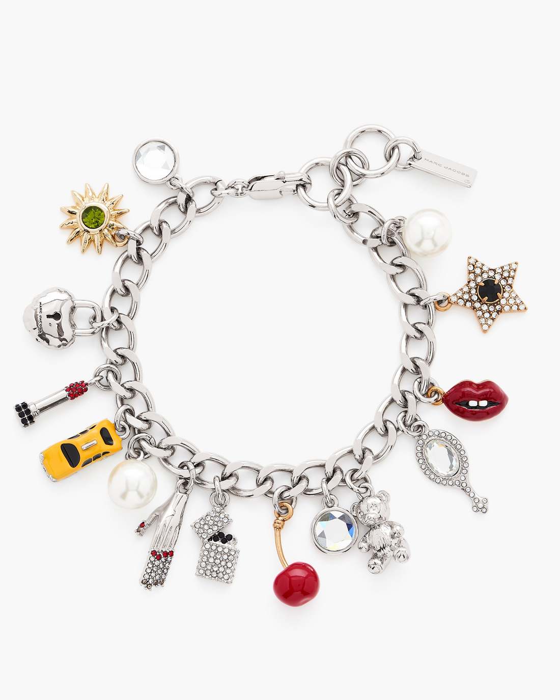 Marc Jacobs The Trinket Charm Bracelet Silver/Multi JEWELRY|NEW ARRIVALS