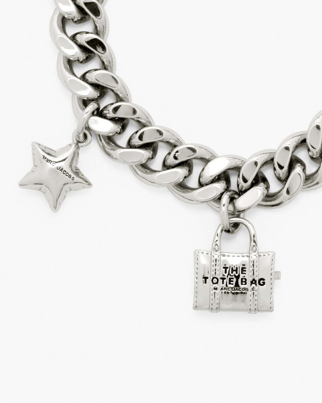 Marc Jacobs The Mini Icon Charm Bracelet Light Antique Silver JEWELRY