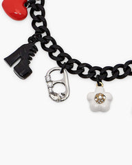 Marc Jacobs The Collector Charm Bracelet Black Multi JEWELRY