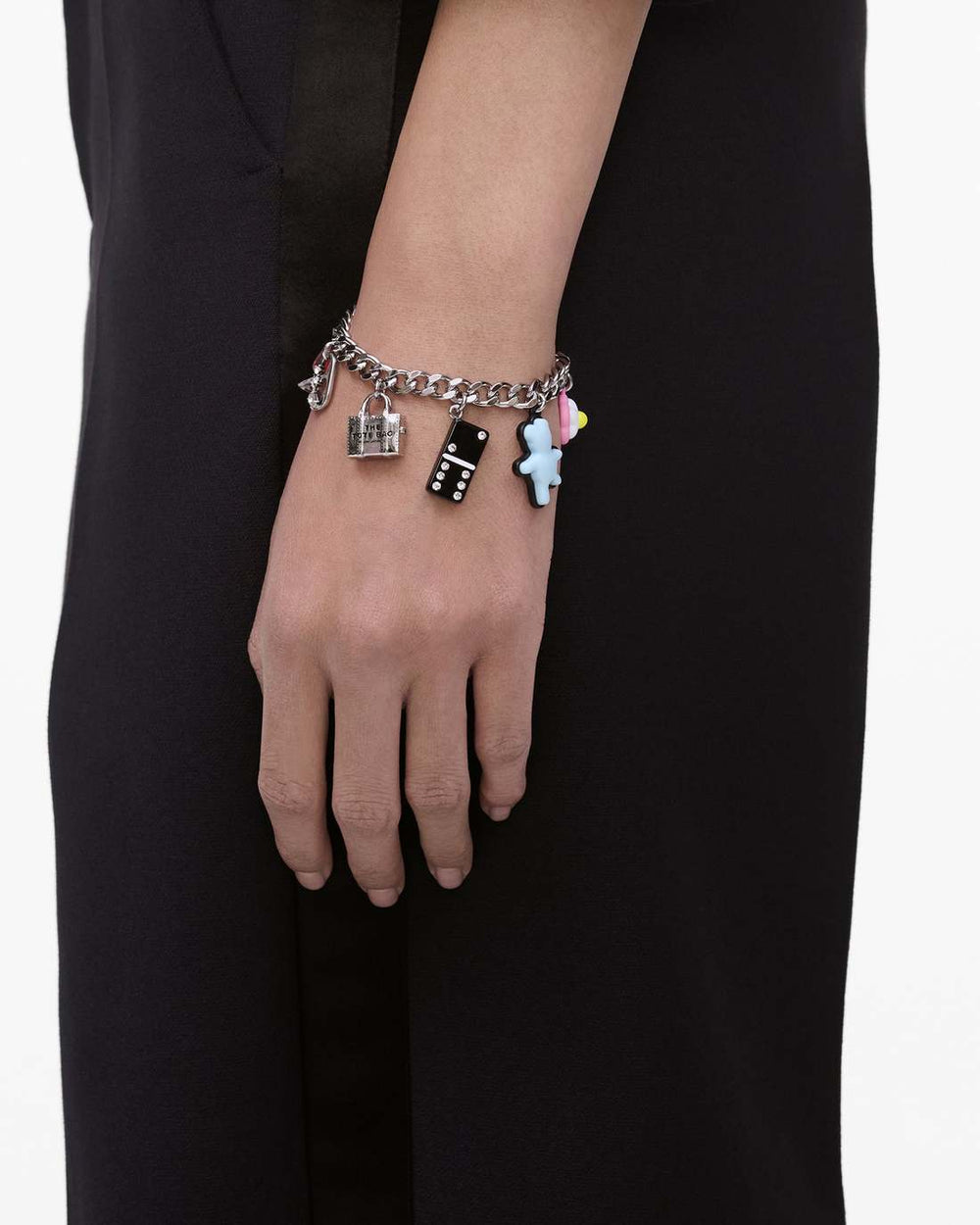 Marc Jacobs The Sticker Charm Bracelet Silver Multi JEWELRY