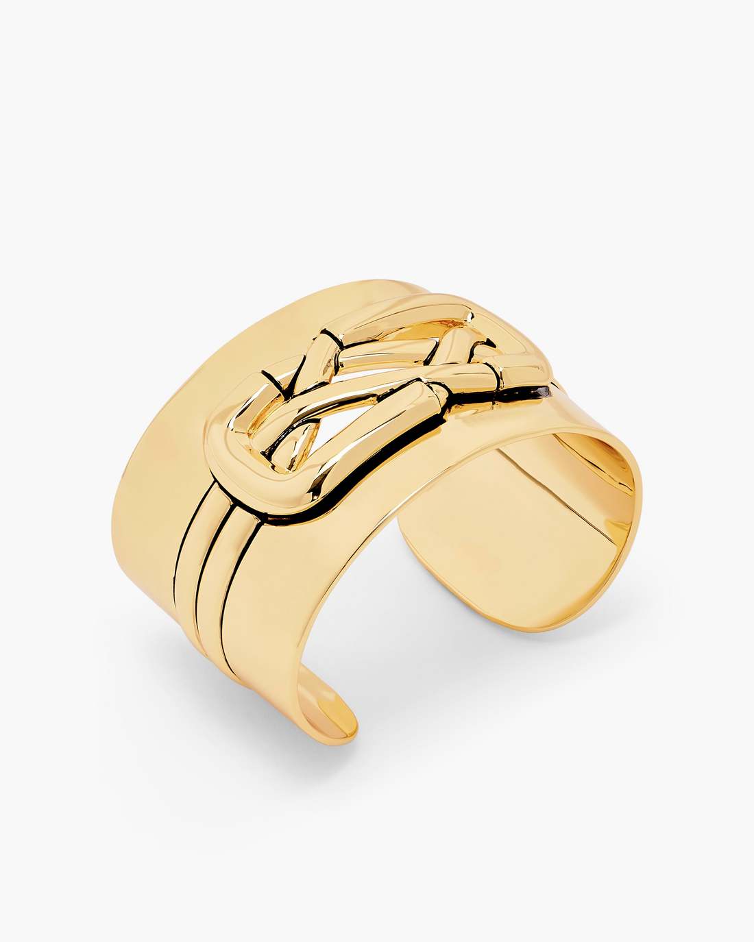 Marc Jacobs The Dual Statement Cuff Bracelet Gold JEWELRY