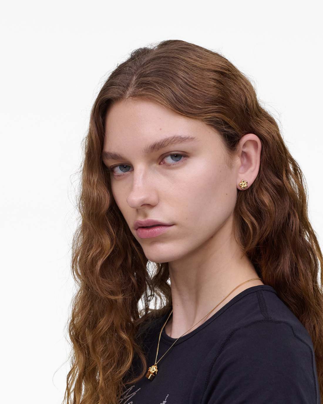Marc Jacobs Daisy Balloon Stud Earrings Gold JEWELRY|NEW ARRIVALS
