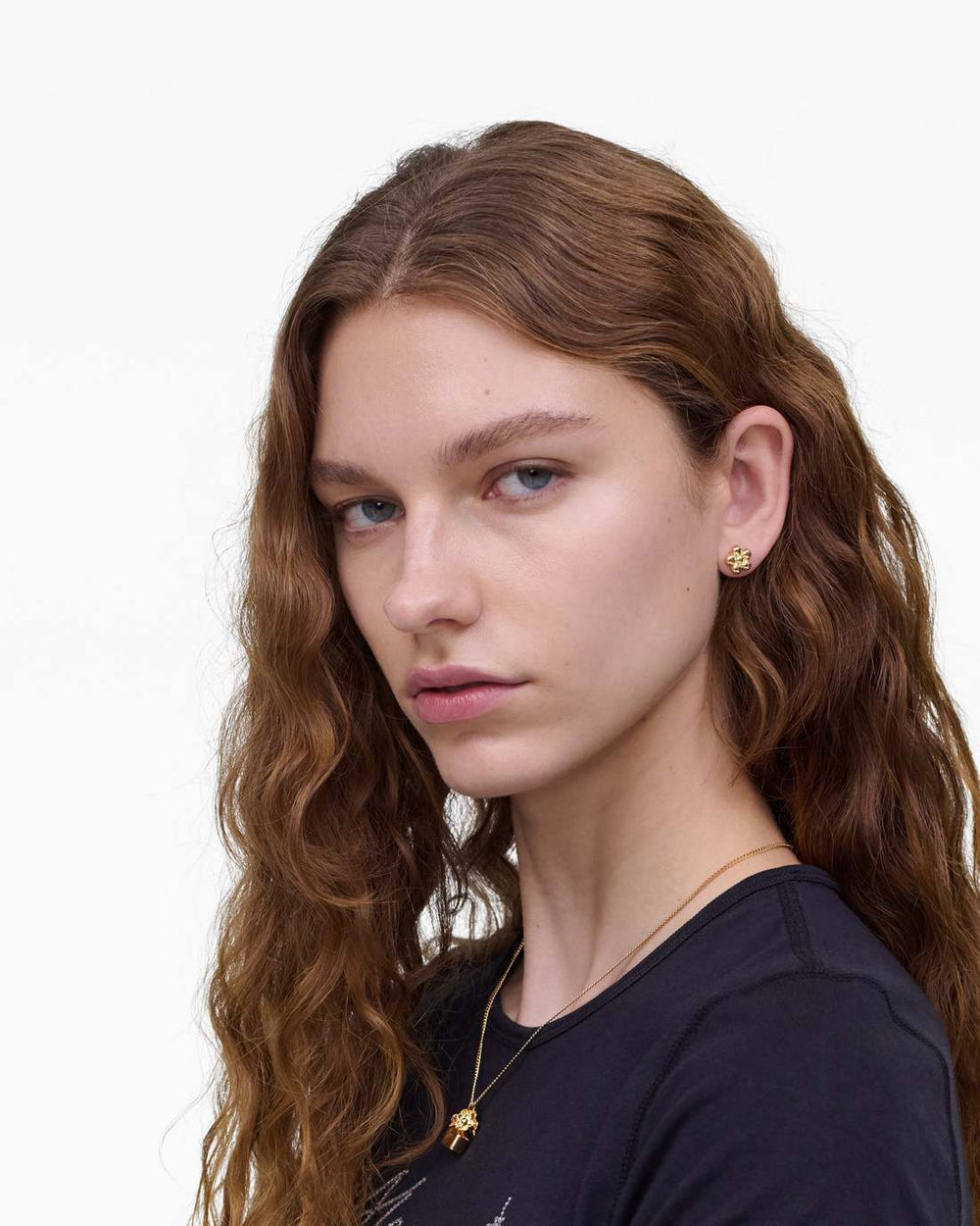 Marc Jacobs Daisy Balloon Stud Earrings Gold JEWELRY|NEW ARRIVALS