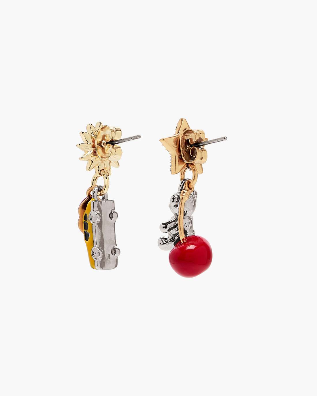 Marc Jacobs The Trinket Charm Cluster Earrings Silver/Multi JEWELRY|NEW ARRIVALS