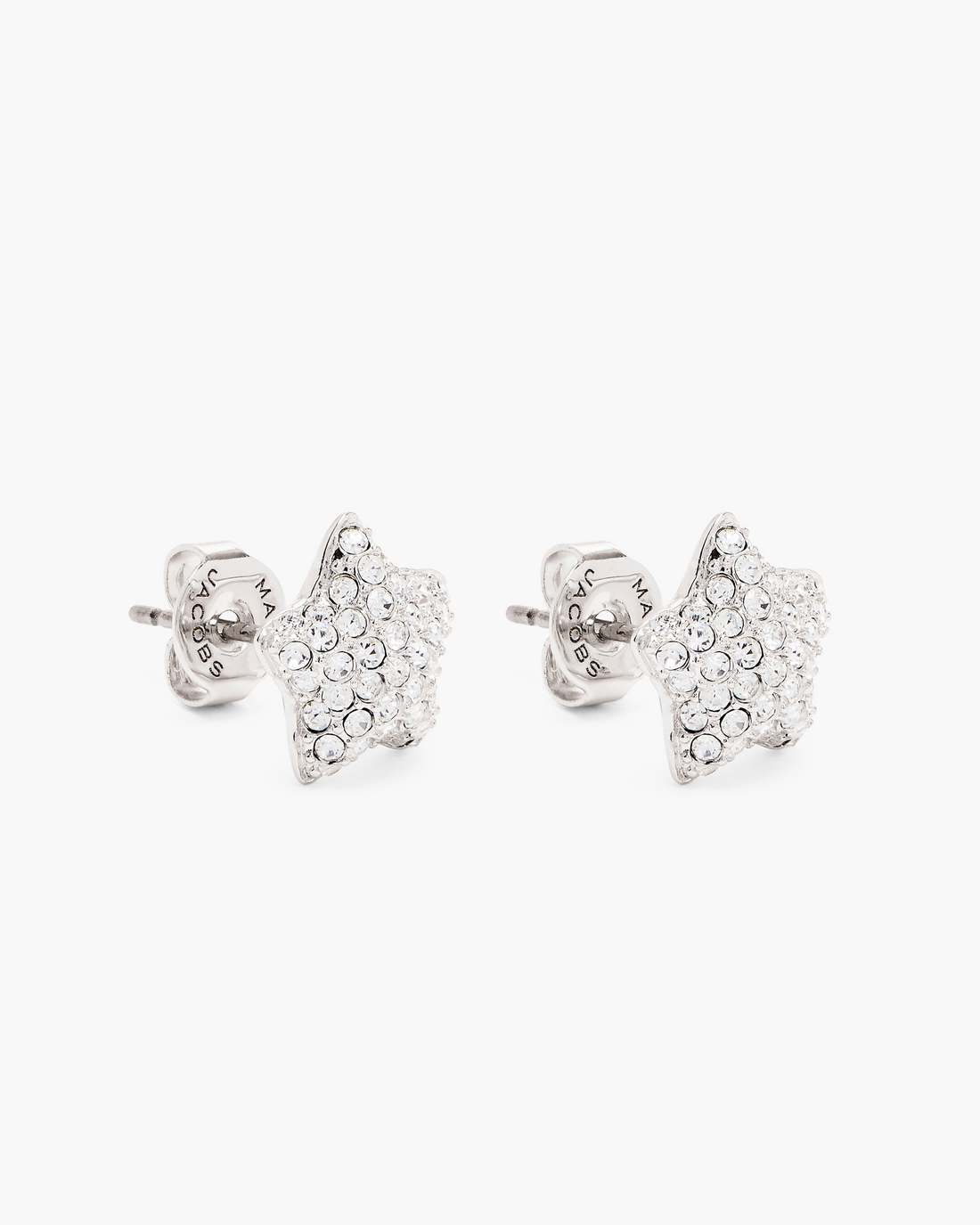 Marc Jacobs The Star Pave Stud Earrings Silver/Crystal JEWELRY|NEW ARRIVALS
