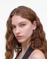 Marc Jacobs The Star Pave Stud Earrings Silver/Crystal JEWELRY|NEW ARRIVALS