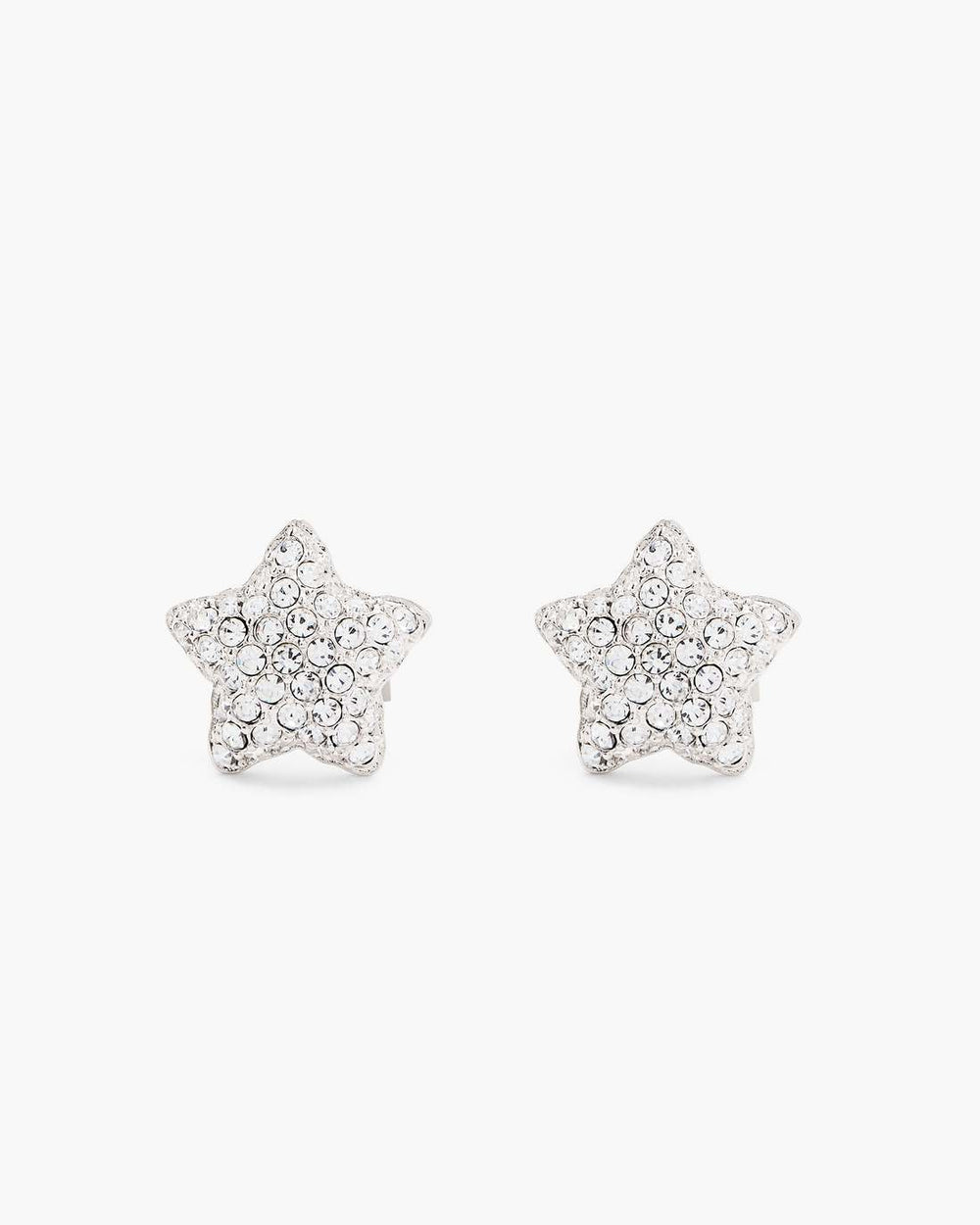 Marc Jacobs The Star Pave Stud Earrings Silver/Crystal JEWELRY|NEW ARRIVALS
