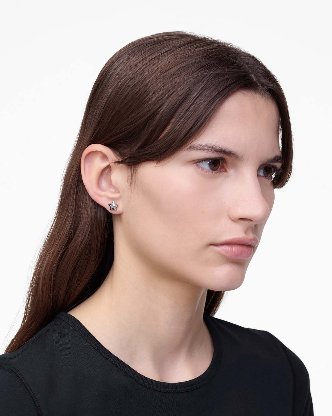 Marc Jacobs The Star Balloon Stud Earrings Light Antique Silver JEWELRY