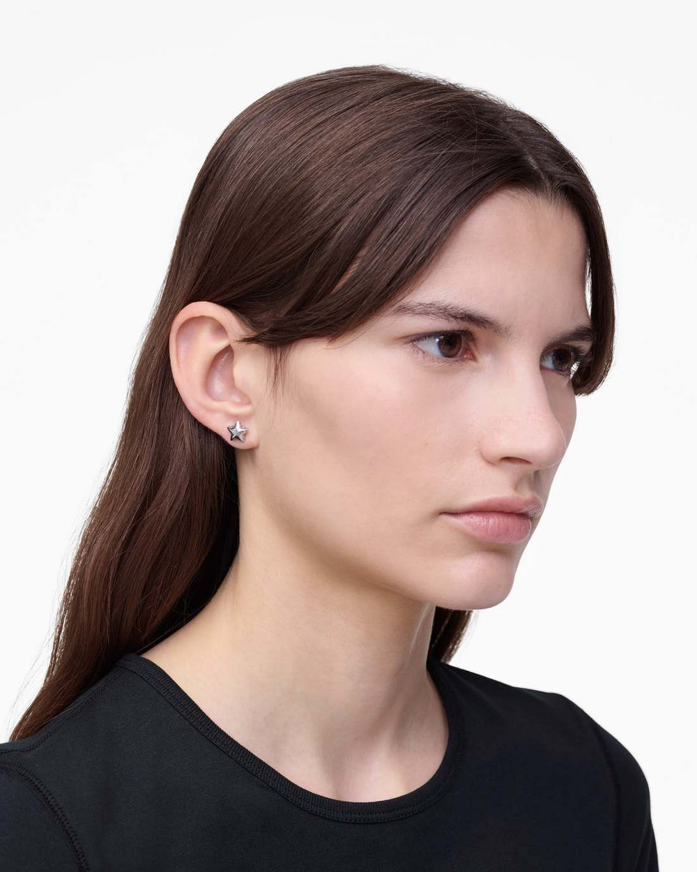 Marc Jacobs The Star Balloon Stud Earrings Light Antique Silver JEWELRY