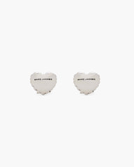 Marc Jacobs The Heart Balloon Stud Earrings Light Antique Silver JEWELRY|NEW ARRIVALS