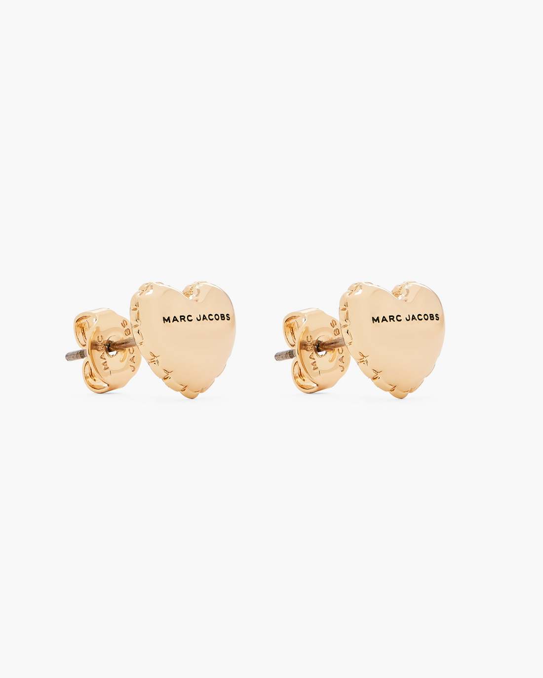 Marc Jacobs The Heart Balloon Stud Earrings Light Antique Gold JEWELRY