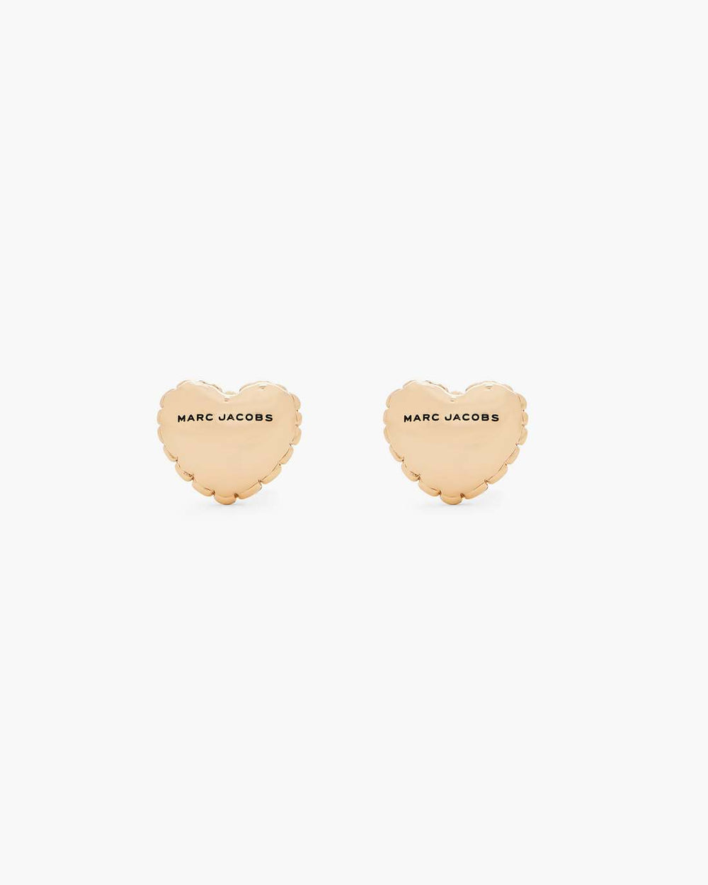 Marc Jacobs The Heart Balloon Stud Earrings Light Antique Gold JEWELRY