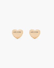 Marc Jacobs The Heart Balloon Stud Earrings Light Antique Gold JEWELRY