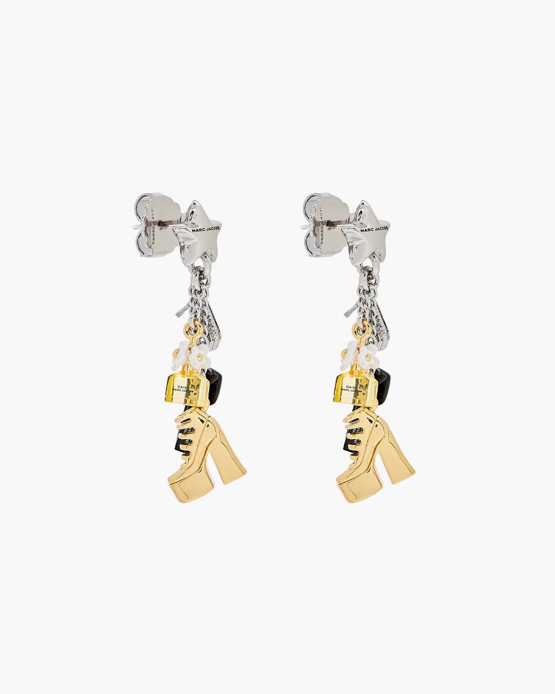 Marc Jacobs The Mini Icon Charm Earrings Gold/Silver JEWELRY