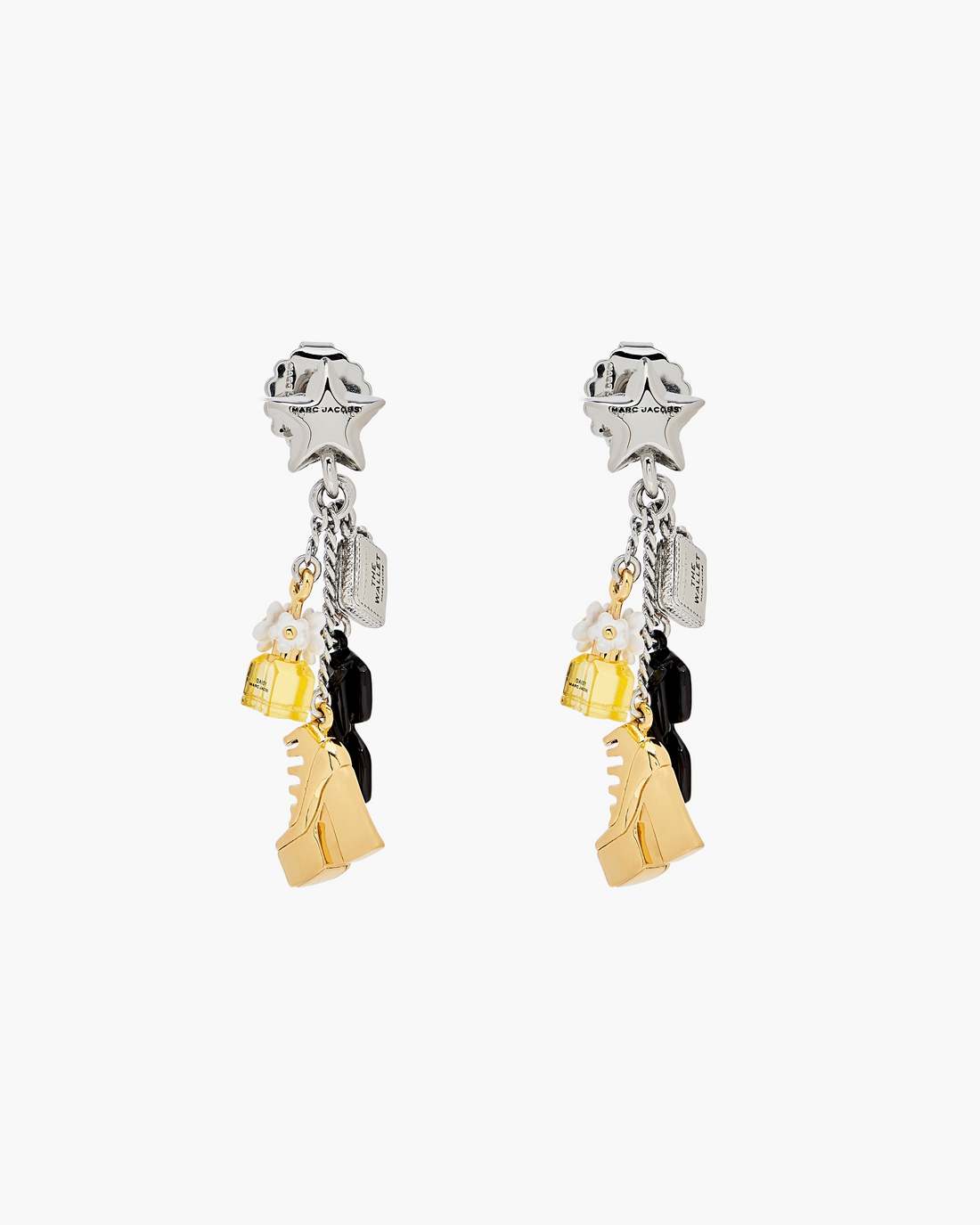 Marc Jacobs The Mini Icon Charm Earrings Gold/Silver JEWELRY