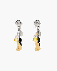 Marc Jacobs The Mini Icon Charm Earrings Gold/Silver JEWELRY