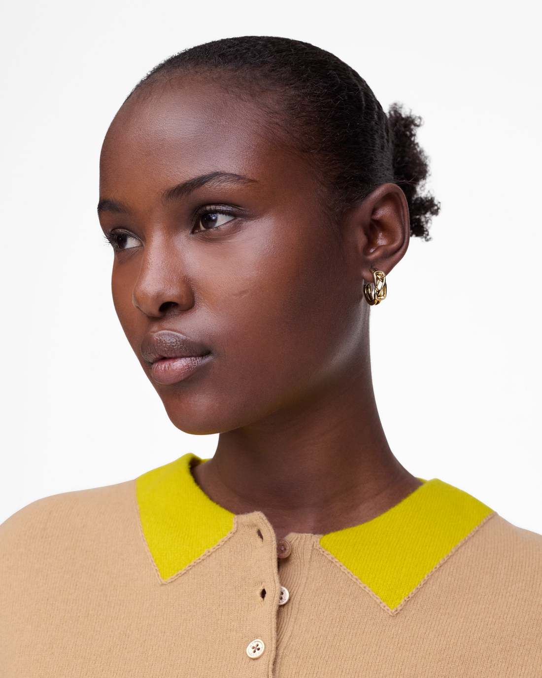 Marc Jacobs The Dual Hoop Earrings Gold JEWELRY