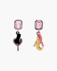 Marc Jacobs The Dollhouse Charm Earrings Silver/Multi JEWELRY