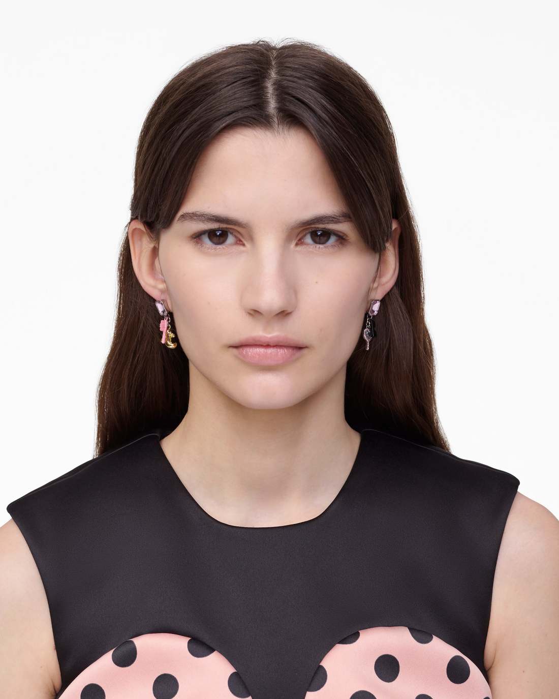 Marc Jacobs The Dollhouse Charm Earrings Silver/Multi JEWELRY