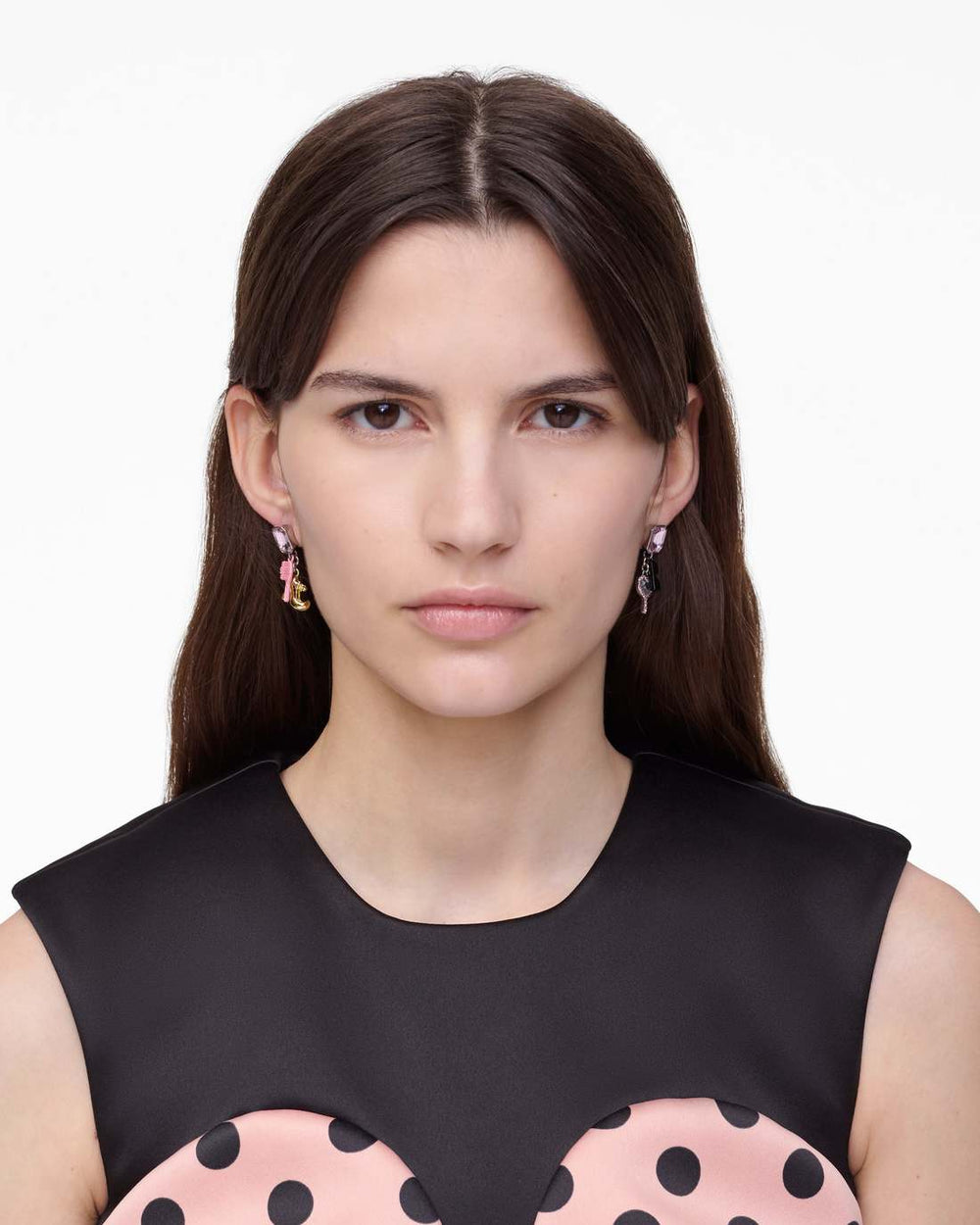 Marc Jacobs The Dollhouse Charm Earrings Silver/Multi JEWELRY