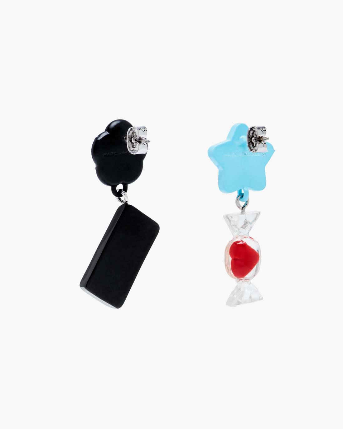Marc Jacobs The Sticker Charm Earrings Silver Multi JEWELRY