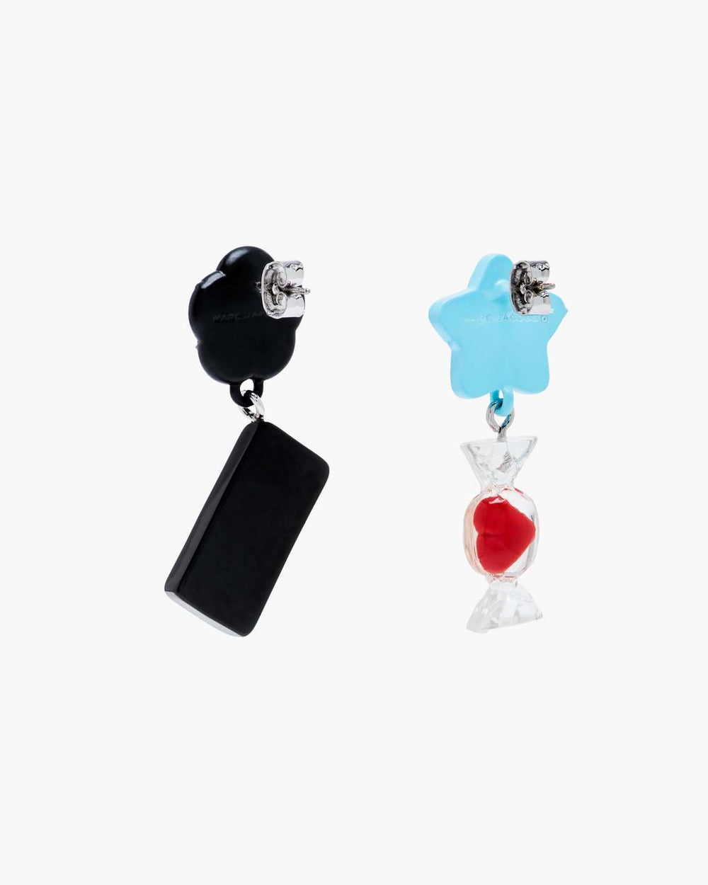 Marc Jacobs The Sticker Charm Earrings Silver Multi JEWELRY